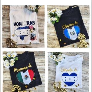 This are a nice blouses with the different contries